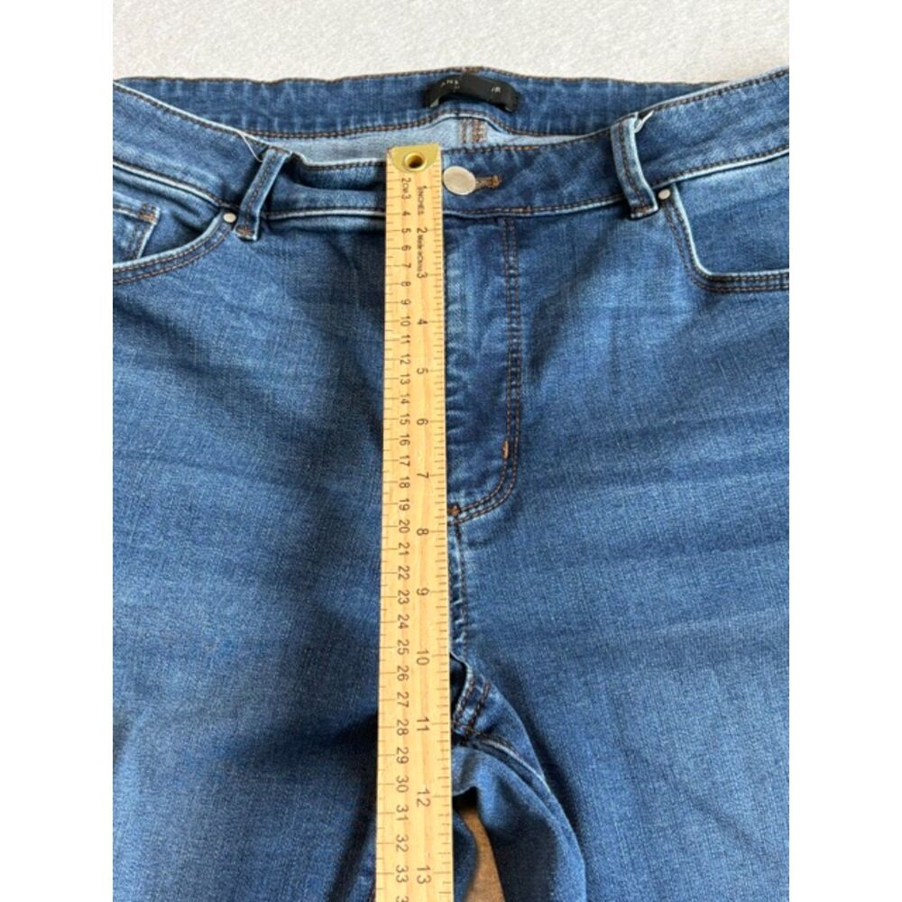 Ann Taylor Curvy Fit Womens Bootcut Jeans Size 16 Stretch - Picture 3 of 5